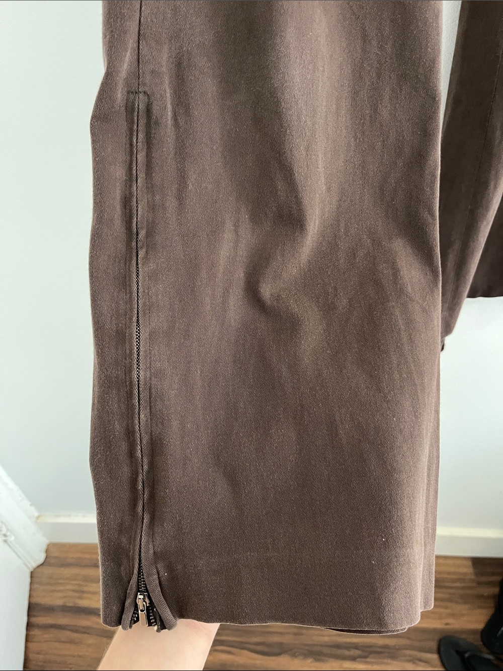 MaxMara Brown Wide-Leg Trousers - Picture 5 of 6